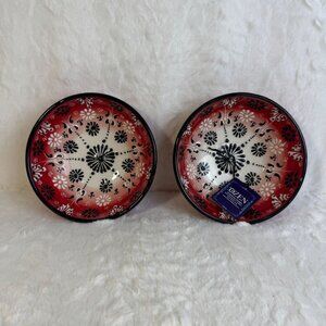 Handmade Turkish Ceramic Bowls Set Of 2 Pieces By Ozen Ceramics